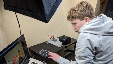 Brookfield Central High School junior Sam Slowik is one of the local filmmakers highlighted as part of "The Milwaukee Youth Show" at the 2026 Milwaukee Film Festival.