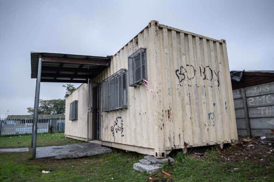 A shipping container in the Scottsdene neighborhood of Cape Town is being transformed into the second Hot-Spot Library.