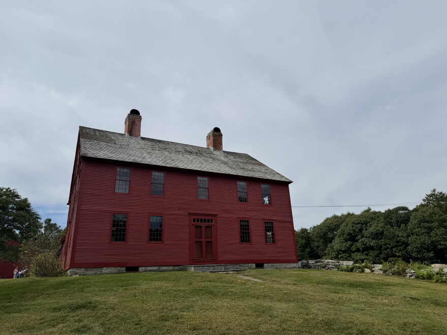 The house in Coventry, Connecticut where Nathan Hale was born in 1755.