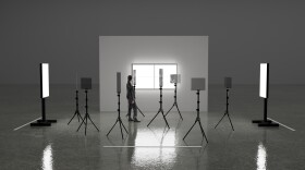 VideoSculpture XX (The World’s 6th Sense) by Emmanuel Van der Auwera of the Harlan Levey Gallery, in Brussels. (Courtesy to Refresh Miami)