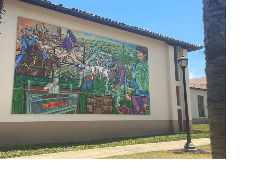 There's a new mural in the City of Santa Maria