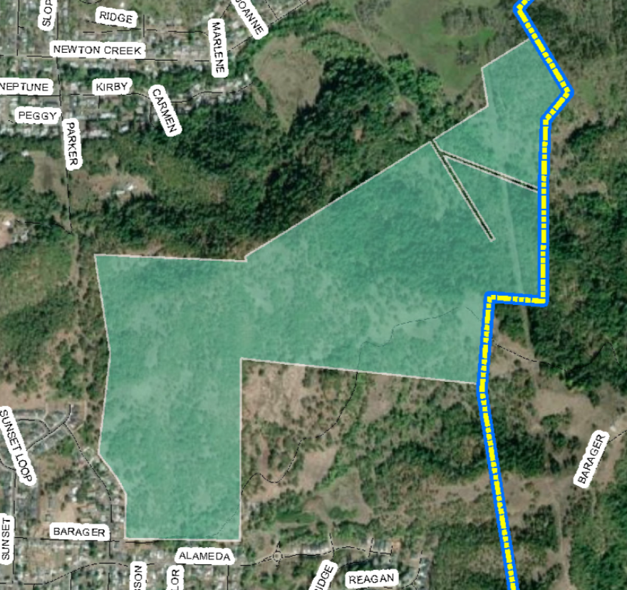 One of two properties that would be removed from Roseburg's UGB. Together, they make up nearly 300 acres.