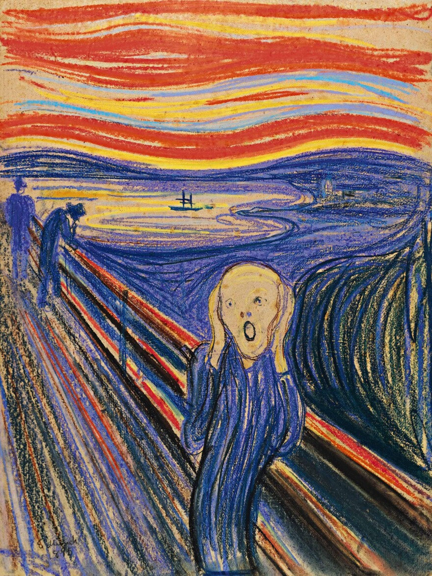 <em>The Scream</em>, 1895, Edvard Munch.