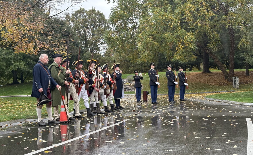 Continental Army soldiers were honored at Saratoga National Cemetery Tuesday 