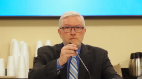 Corrections Department Director Steven Harpe presents his agency’s budget to state lawmakers in a January budget hearing. The Board of Corrections agreed to a one-year contract with The Geo Group on Wednesday.
