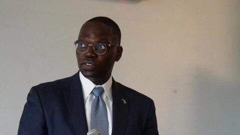 Michigan Lieutenant Governor Garlin Gilchrist speaks at an event on September 1, 2026, celebrating the recent passage of some juvenile justice reform laws.