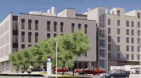 The former Goodwill complex on Forest Park is currently under renovation and will be reimagined as a startup hub called Catalyst: Powered by WashU.