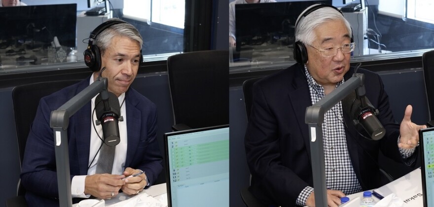 Candidates for the Democratic nomination for Bexar County judge - Former SA Mayor Ron Nirenberg and incumbent Peter Sakai