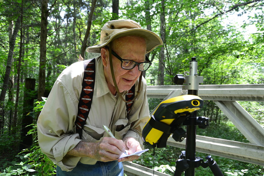 Indiana DNR employee Bob Vollmer, who is retiring in 2020 at the age of 102.