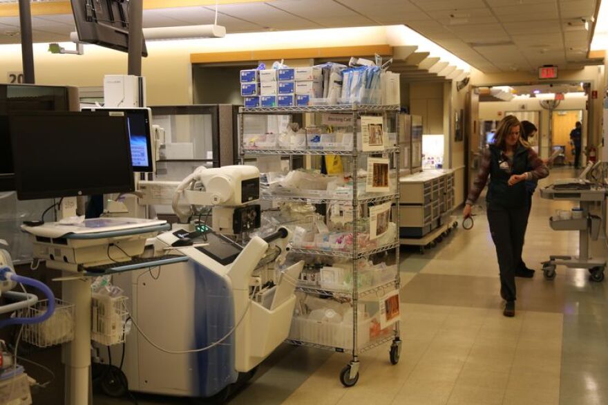 A view of the Emergency Department at St. Charles hospital in Bend, March 19, 2019.