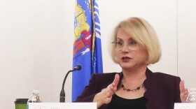 Democrat Ann Jacobs, shown at a Wisconsin Elections Commission meeting on Nov. 2, 2023, in Madison, was unanimously chosen to serve as chair of the bipartisan panel that oversees elections in the battleground state on Monday, June 10, 2024. (AP Photo/Scott Bauer)