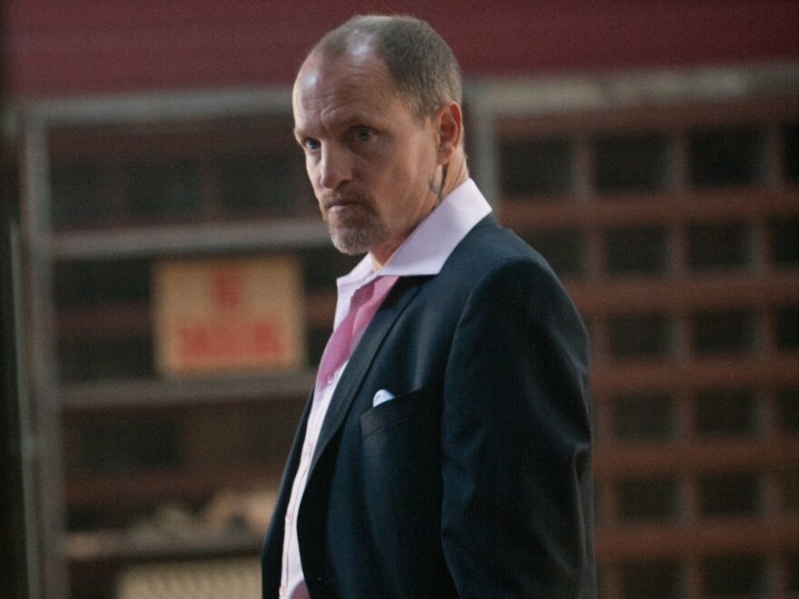Charlie (Woody Harrelson) turns out to be the kind of guy who's willing to do anything to get his pet back.