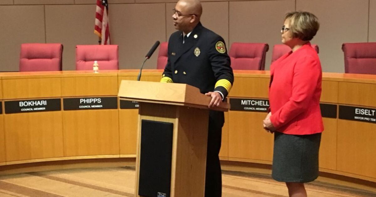 Charlotte Swears In New Fire Chief Reginald Johnson | WFAE 90.7 ...