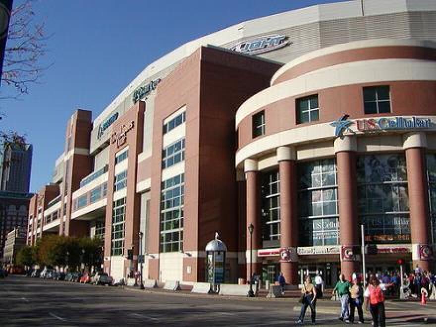 The Edward Jones Dome, home of the St. Louis Rams.