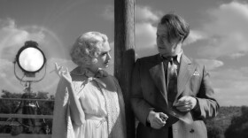 Amanda Seyfried as Marion Davies and Gary Oldman in David Fincher's <em>Mank</em>, which led Monday's Oscar nominations.