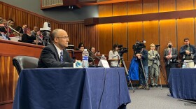 Judge Hector LaSalle at his state Senate confirmation hearing on Jan. 18, 2023.