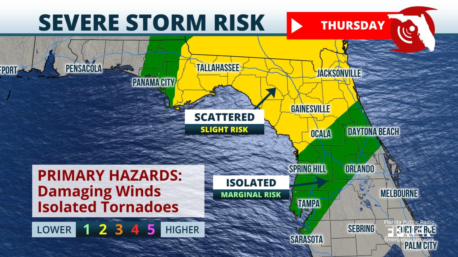 Severe storms and flash flooding are possible across Florida | WUSF