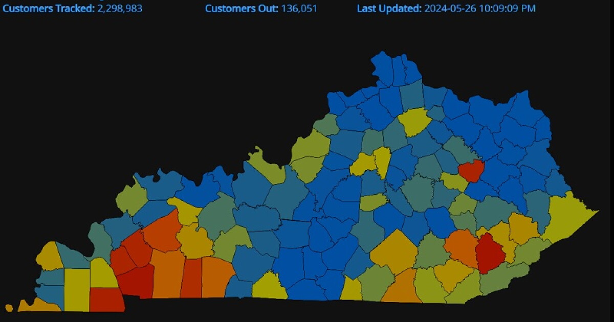 Thousands without power as storms rip through Kentucky | WEKU