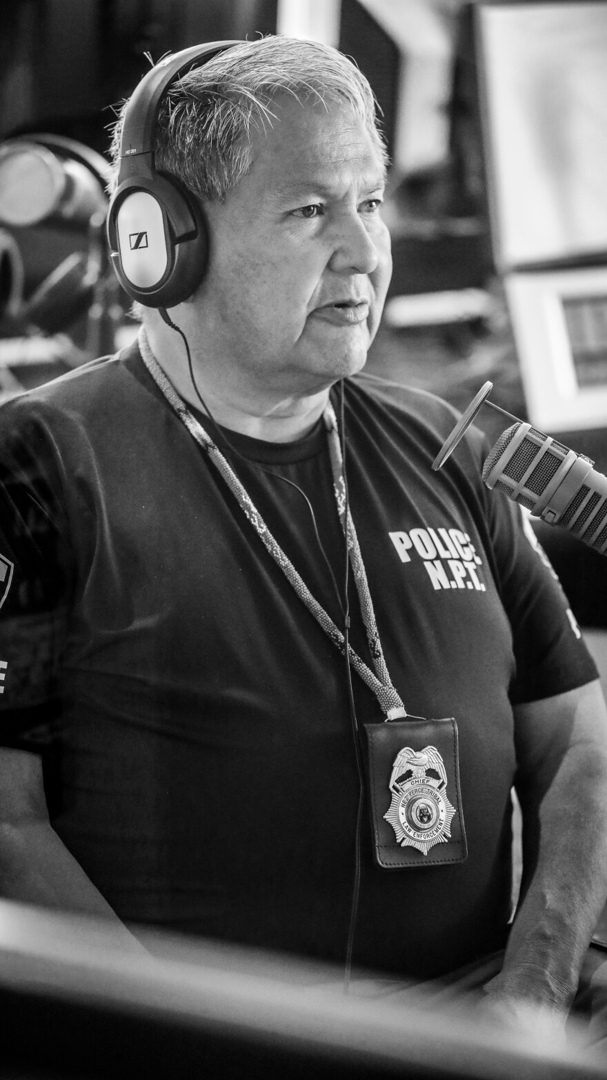 Nez Percé Tribal police chief Harold Scott.