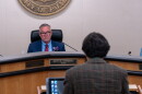 Dominic Hendricks speaks before Fort Myers City Council Monday afternoon alleging an improper action by city mayor Kevin Anderson and urging the mayor to resign. Anderson declined to resign.