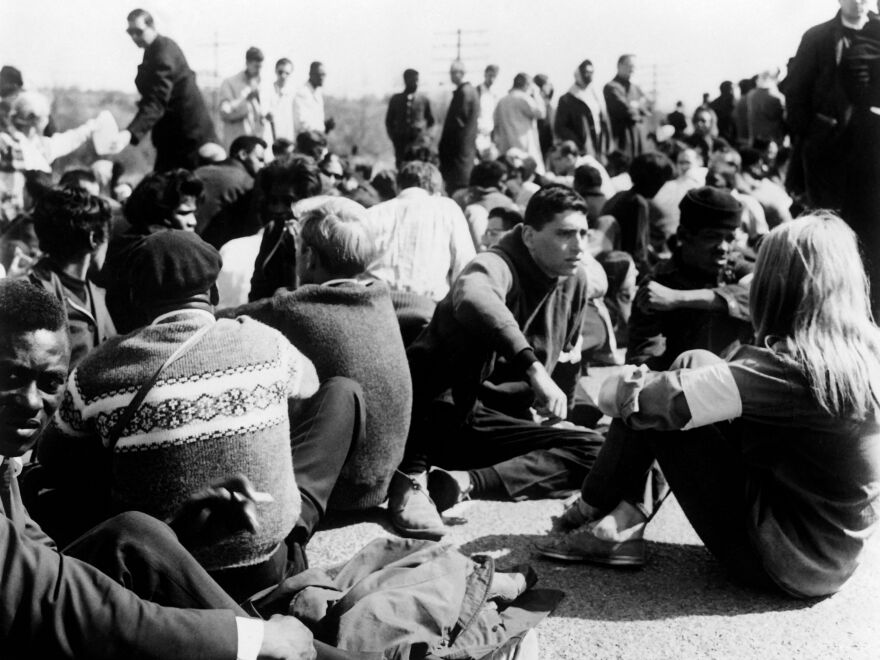 The Selma-to-Montgomery March for voting rights in 1965 featured Black leaders such as Martin Luther King Jr., joined by allies including Rabbi Abraham Joshua Heschel.