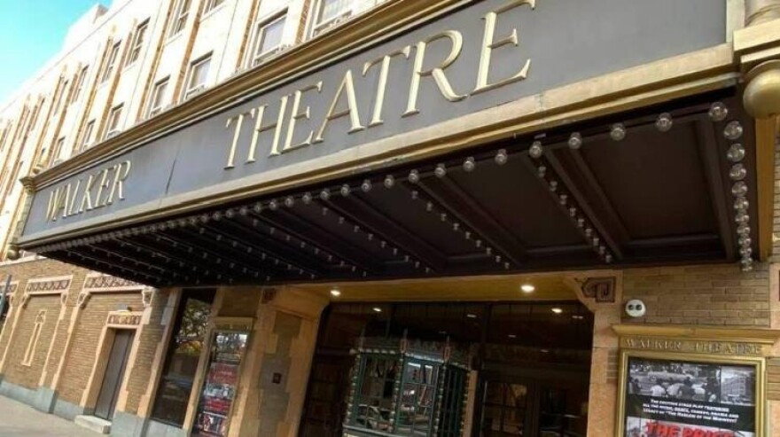 The exterior of the Walker Theatre at the Madam Walker Legacy Center