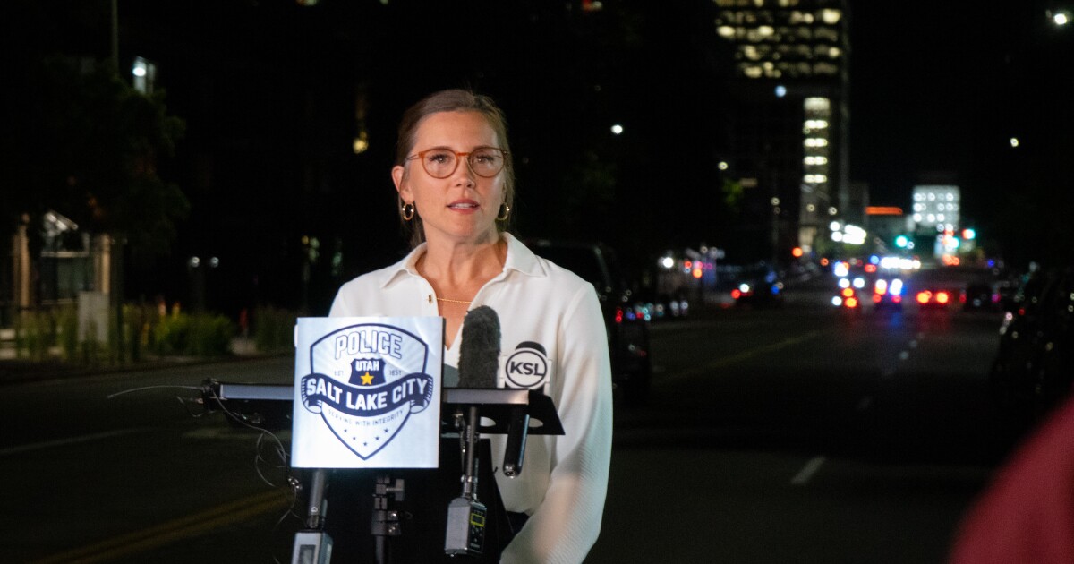 ‘Not who we are,’ says Mayor Mendenhall after shooting at SLC No Kings protest