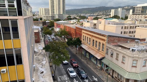 FILE - Chinatown in Honolulu on March 20, 2023.