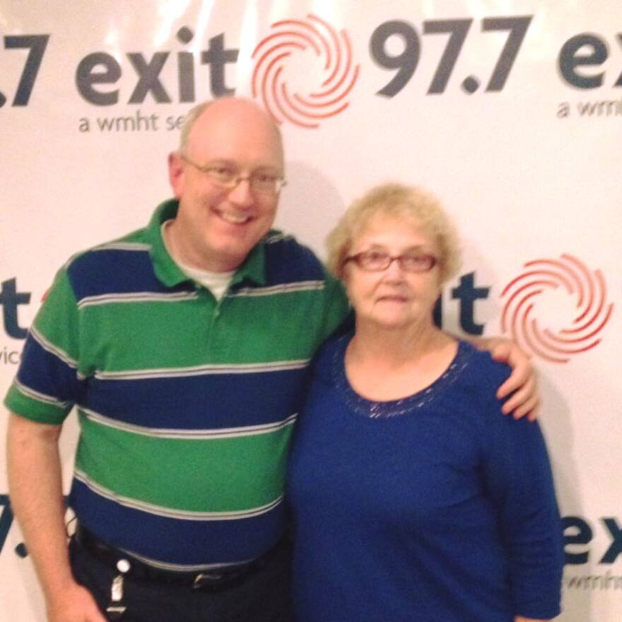 Chris Wienk with Wanda Fischer of WAMC