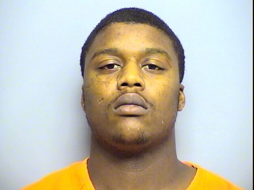 Suspect Brandon Hall.