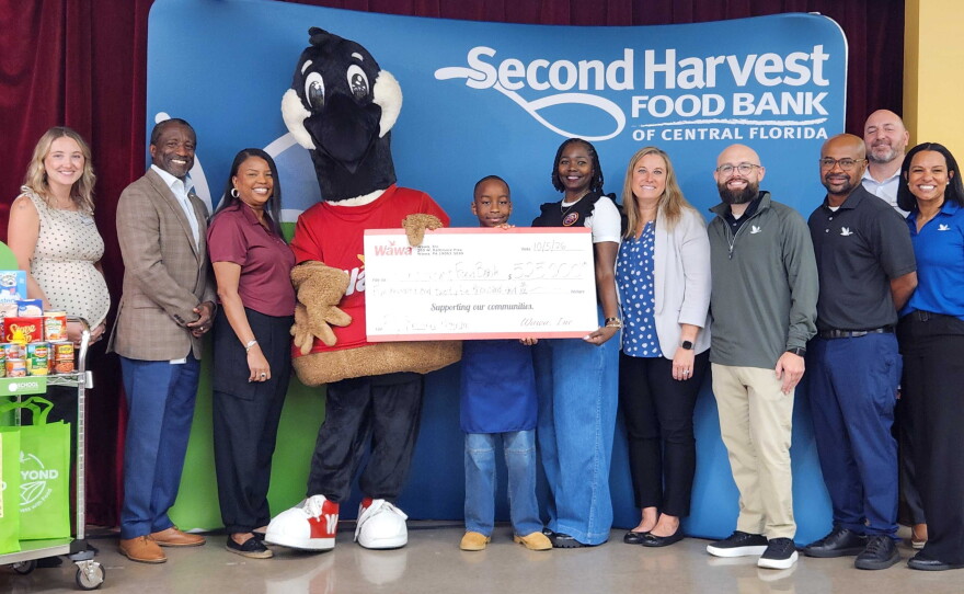 A grant from The Wawa Foundation helps Second Harvest Food Bank of Central Florida sustain its School Partnerships Program.