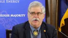 Rep. Kurt Olson at a House Majority press availability in 2016.