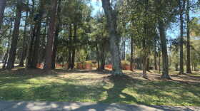There has been no development on the property since St. Michael’s Episcopal Church was torn down in 2018. (Charlene Medders/WUFT News)