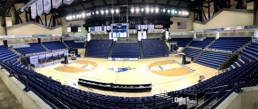 UNC-Asheville's Kimmel Arena opened in 2011. The on-campus venue sits 3,200 people.