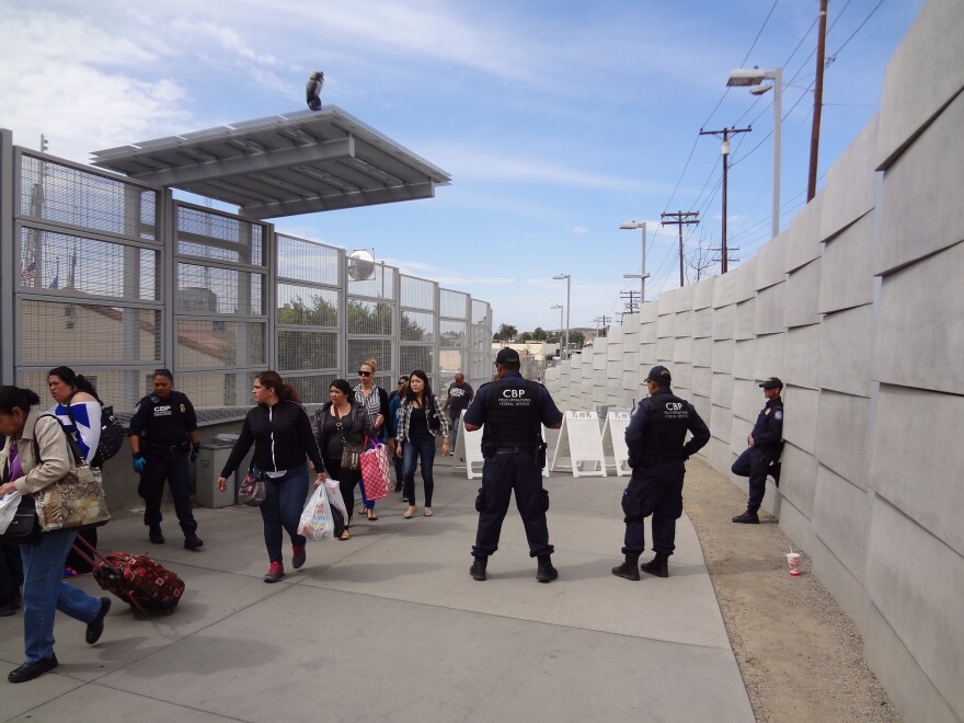 This photo was taken by an undocumented immigrant featured in a KUOW story in July 2014. It was the last photo he took of America before turning around and walking into Mexico.