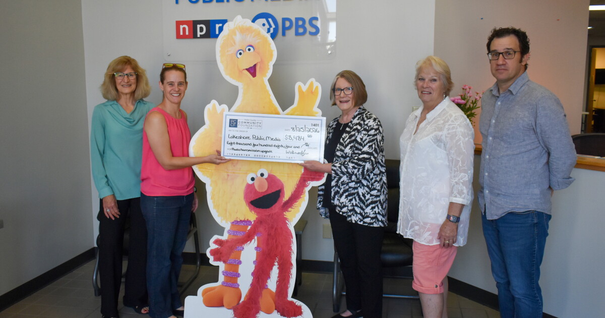 Porter County Community Foundation awards $8,484 to support Lakeshore Public Media transmission upgrades