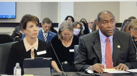 Left to Right- Dr. Evelyn Montgomery Jones with the KMA-Jessamine Senator and Dr. Donald Douglas