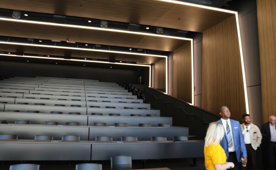 The new science building at Little Rock Central High School as seen on Aug. 18, 2025