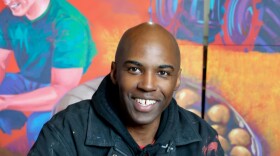 Detour has created multiple pieces around the state. Besides the new mural, he's also contributed artwork to Denver International Airport.