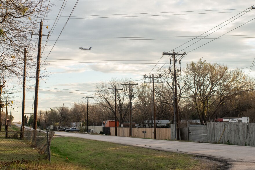 McCall Ln. is located West of Austin–Bergstrom International Airport and accessible from Highway 183. 