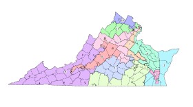 The proposed 2026 mid-cycle redistricting map