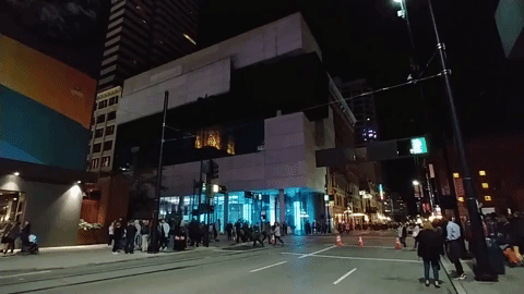 The Contemporary Arts Center was one of 39 projection mapping locations during Blink 2019.
