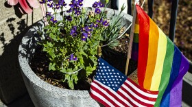 A new state law limiting which flags are legal on government property means Pride flags aren’t flying along the median on Harrison Boulevard in Boise this year. But residents are finding new ways to show their support.
