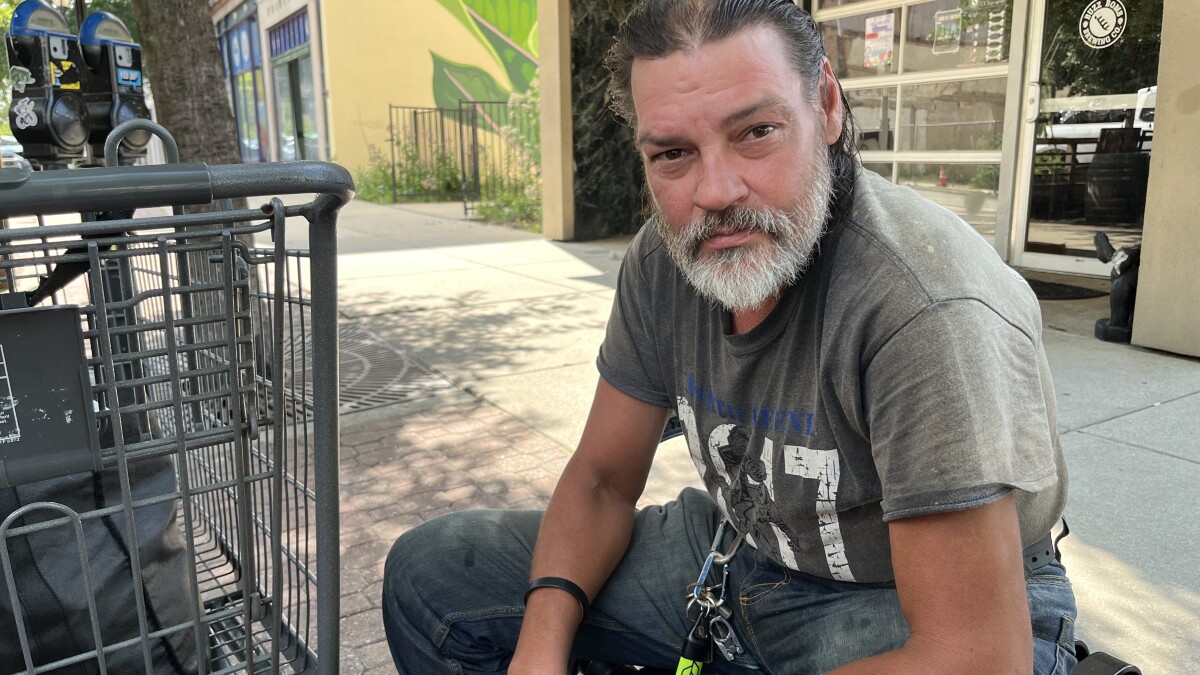 Unhoused vet tells how he ended up on Springfield's streets
