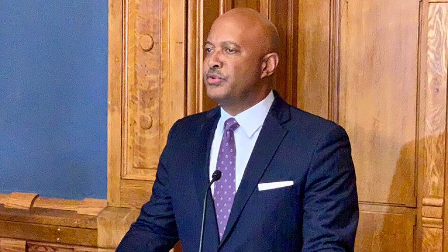 Attorney General Curtis Hill discusses the investigation into deceased, former Indiana physician Ulrich Klopfer.