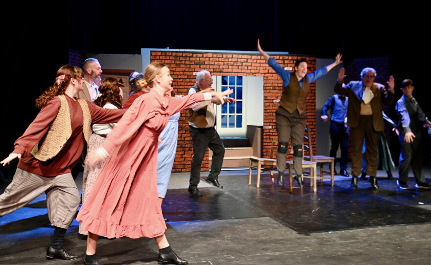 Gainesville Community Playhouse performers in "Finding Neverland."