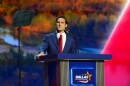 Rep. Brandon Gill, R-Texas, speaks at the Republican convention Wednesday, Sept. 9, 2026, in Dallas. 