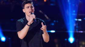 Michael Williams singing "You Are The Reason" on "The Voice" Monday.