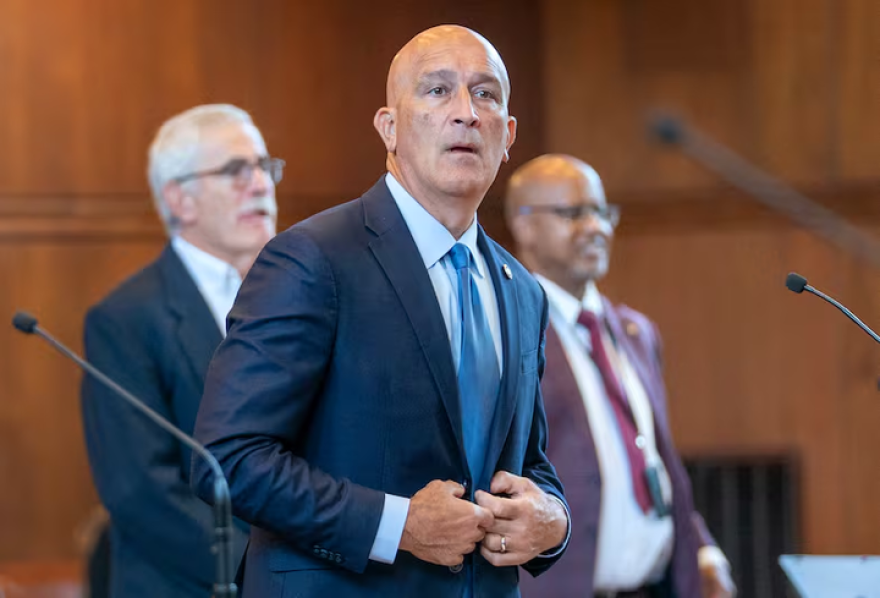 Senate Minority Leader Bruce Starr, R-Dundee, is helping lead an effort to block new transportation taxes approved by Democrats this year.