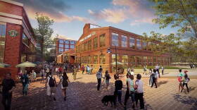 Early artist rendering envisioning the future of the GE campus.